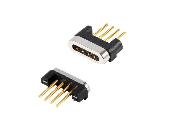 4 Pin Gold Plated Pogo Pin Connector 4 Pin Gold Plated Pogo Pin Connector