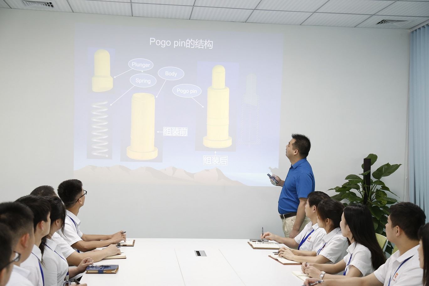 Pogo Pin navržený pro lékařská řešení HMI