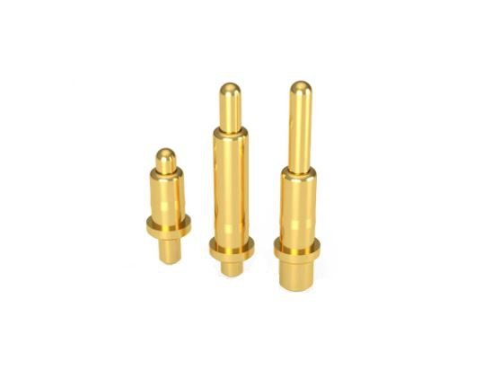 Zatahovací pružinový pozlacený Pogo Pin