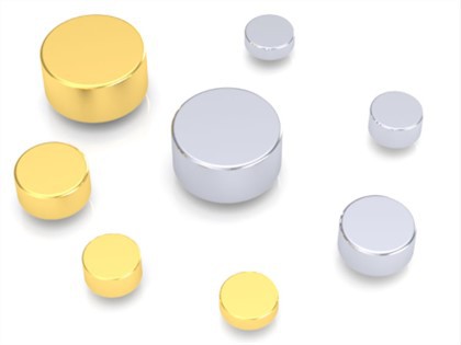 Pevný pozlacený zlatý špendlík Pogo