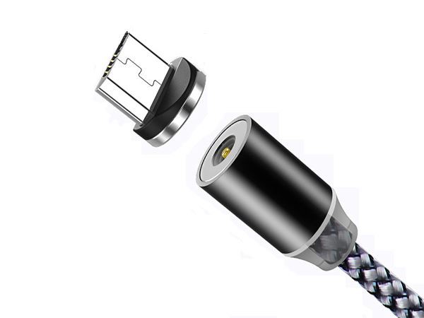 Pružinový kabel s magnetickým konektorem