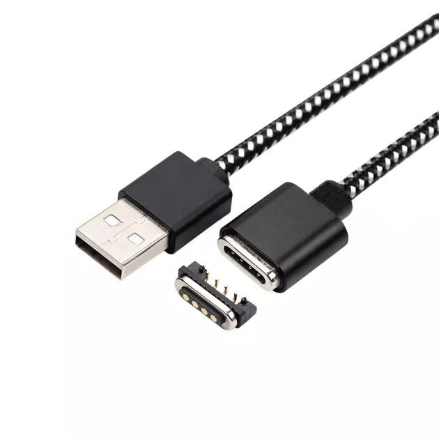 4kolíkový nabíjecí kabel USB s magnetickým konektorem Pogo