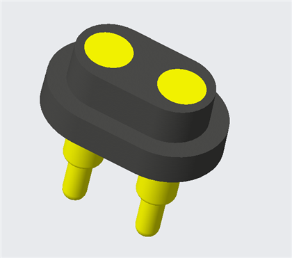 2pinový vodotěsný konektor PogoPin