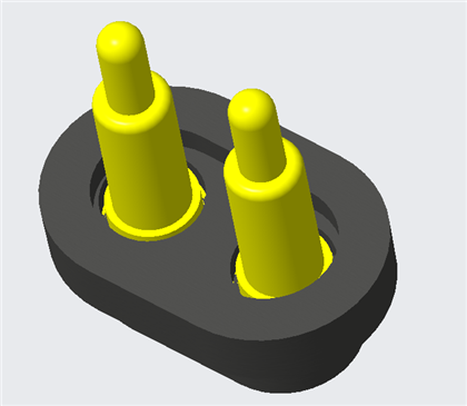 Vodotěsný zástrčkový a samičí konektor Pogo Pin